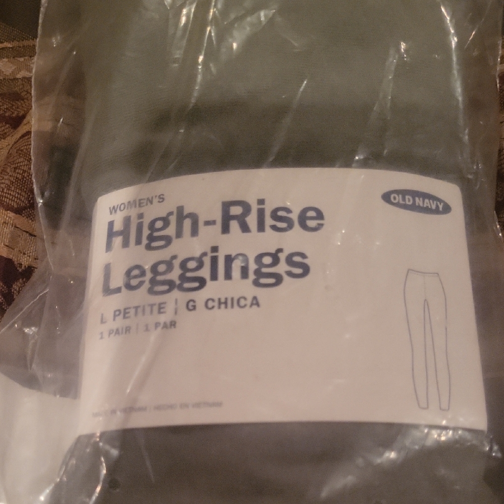 Old Navy High-Rise Leggings Green For Petite